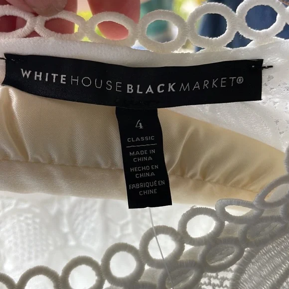 Sleeveless ruffle mixed lace top - Picture 4 of 5